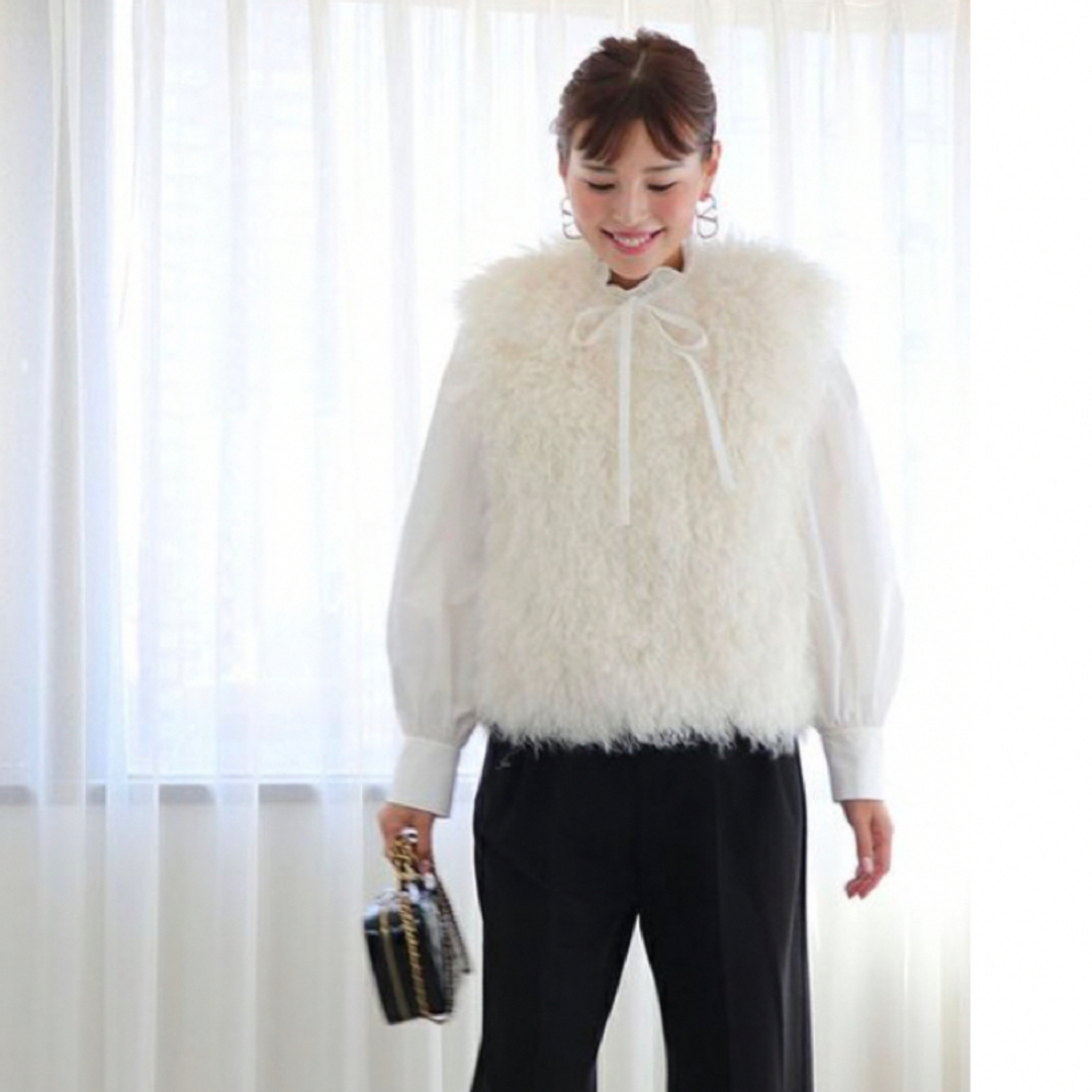 louloute  ルルット compact ECO fur Vest