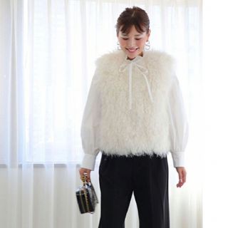 ドゥロワー(Drawer)のlouloute  ルルット compact ECO fur Vest(ベスト/ジレ)