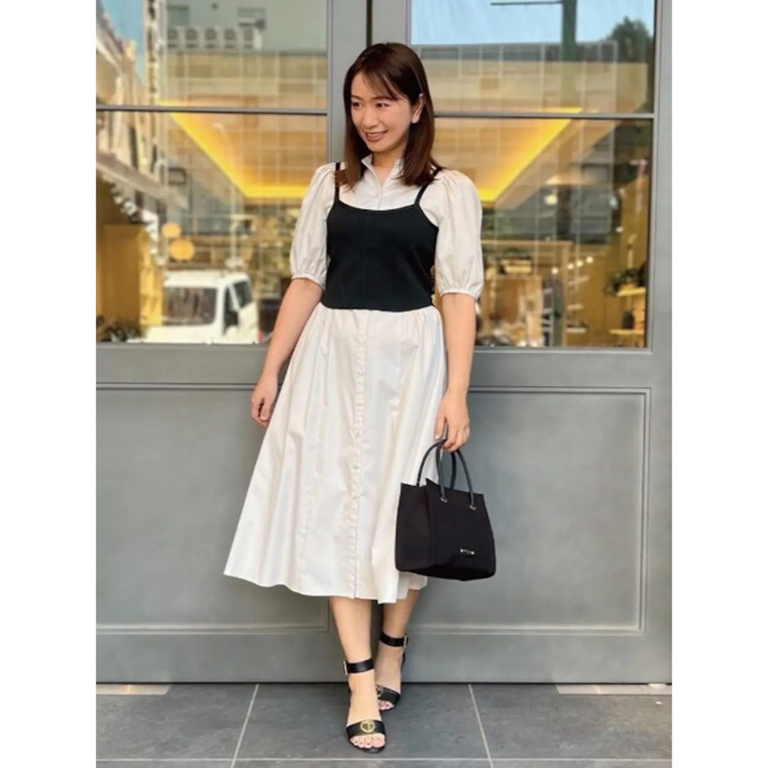 新品★ブルーレーベルクレストブリッジ★ ニットビスチェシャツドレスワンピース