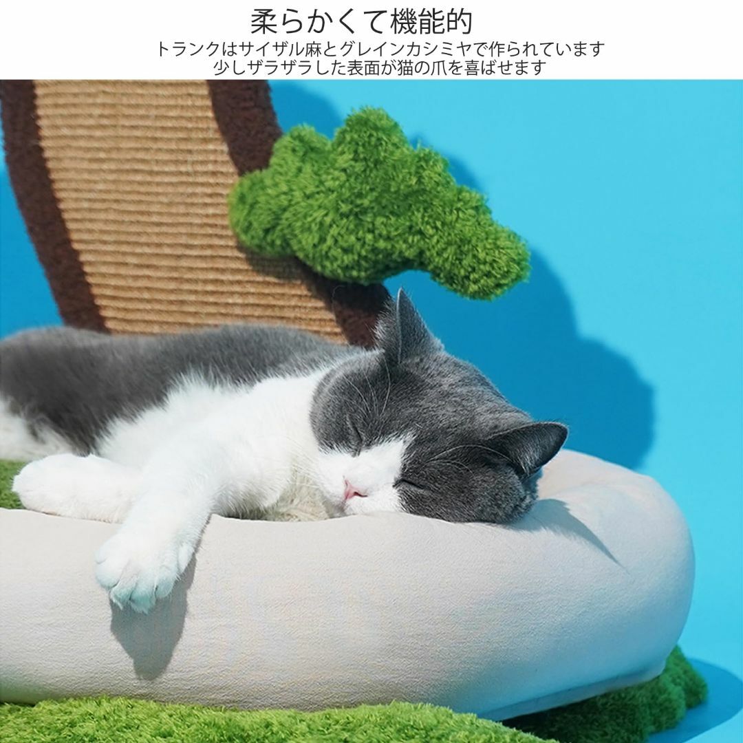 PET-ZEZE 猫 ベッド 猫ハウス 猫ベッド キャットタワー ミニ 猫つめと