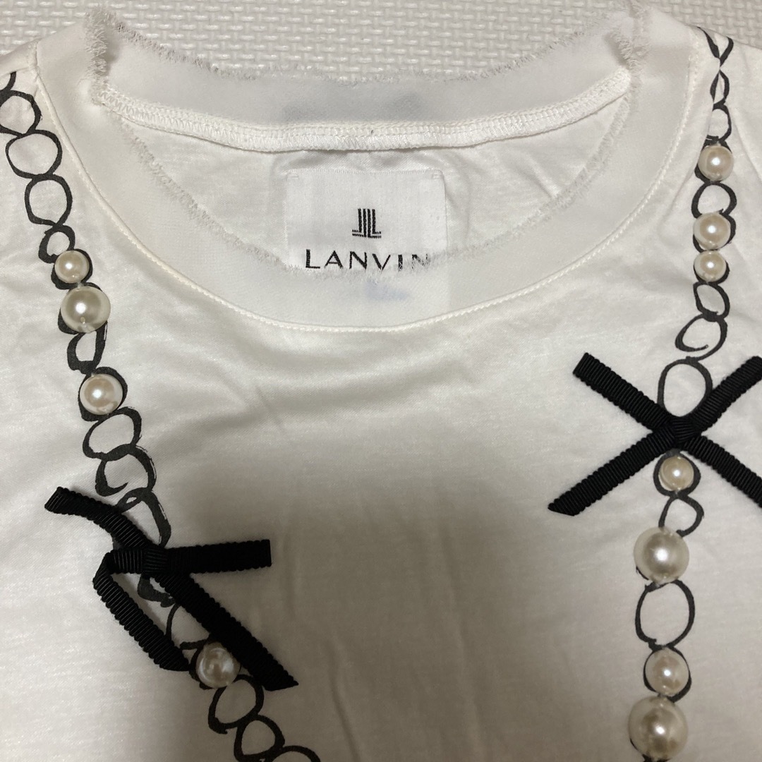 LANVIN en Bleu(ランバンオンブルー)のランバンオンブルー Tシャツ  レディースのトップス(Tシャツ(半袖/袖なし))の商品写真
