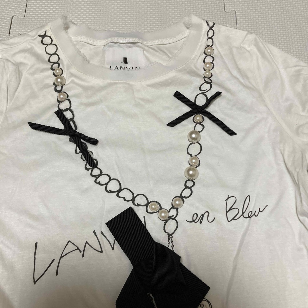 LANVIN en Bleu(ランバンオンブルー)のランバンオンブルー Tシャツ  レディースのトップス(Tシャツ(半袖/袖なし))の商品写真