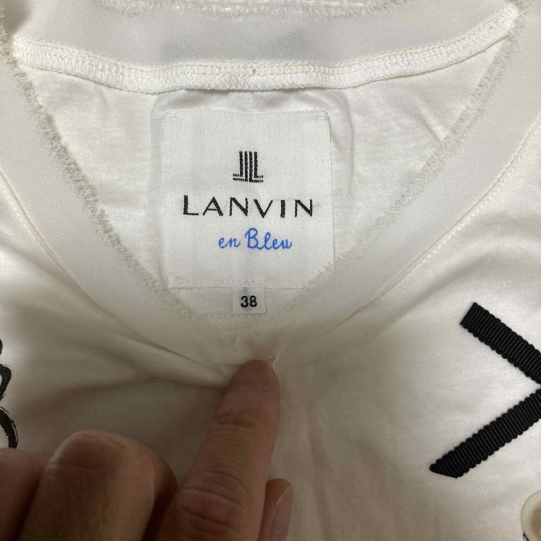 LANVIN en Bleu(ランバンオンブルー)のランバンオンブルー Tシャツ  レディースのトップス(Tシャツ(半袖/袖なし))の商品写真