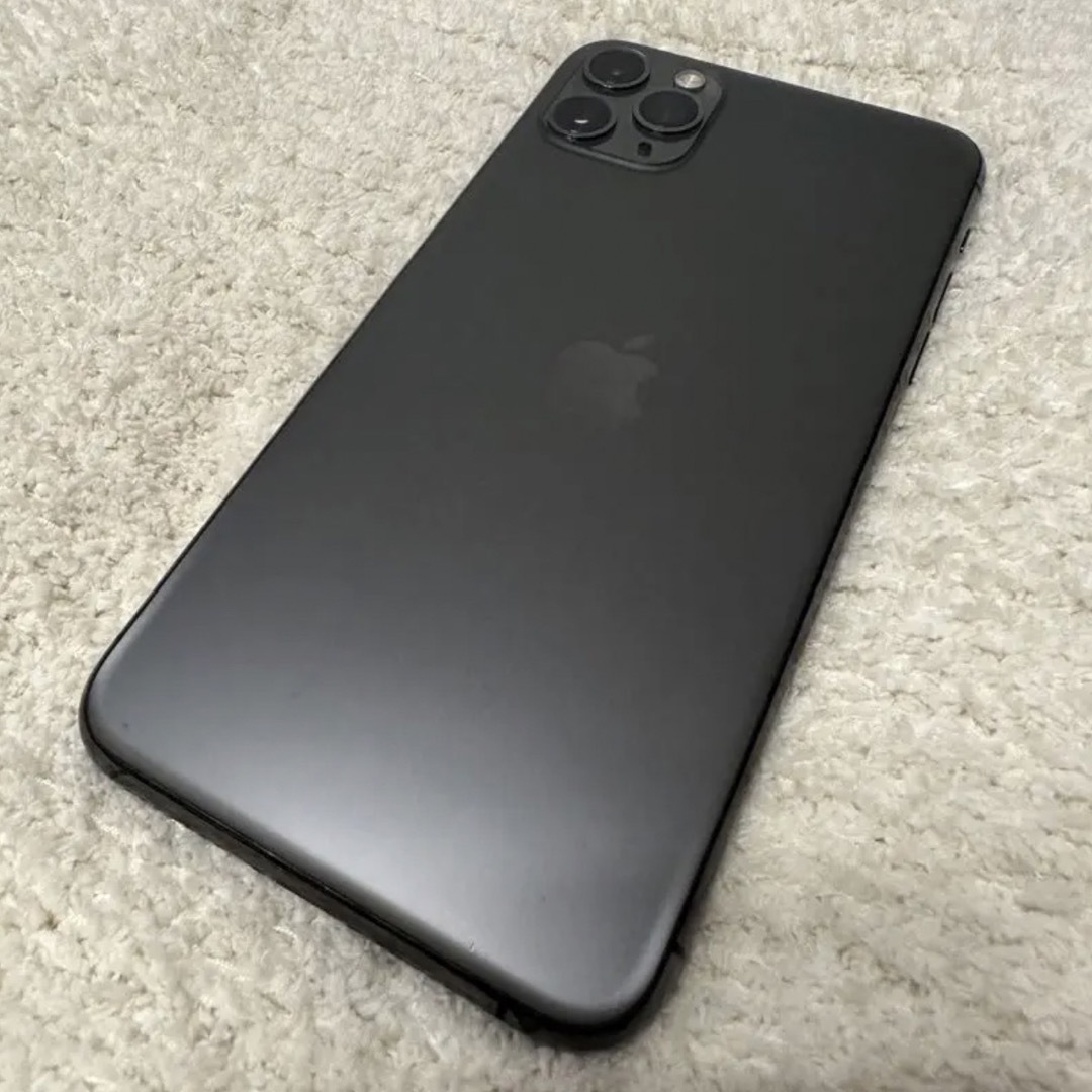 iPhone(アイフォーン)のiPhone 11 Pro Max スペースグレイ 64 GB SIMフリー スマホ/家電/カメラのスマートフォン/携帯電話(スマートフォン本体)の商品写真