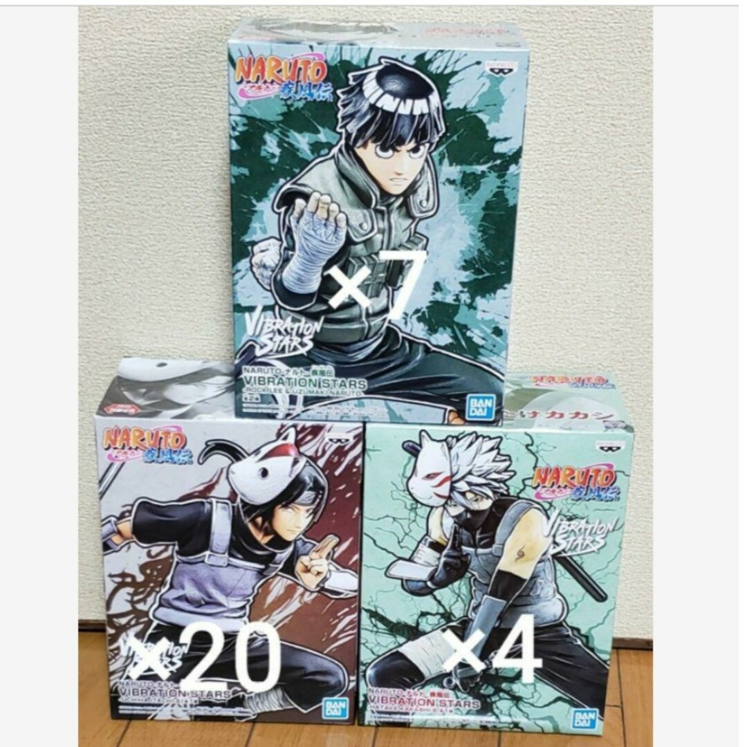 BANPRESTO - ナルト フィギュア カカシ イタチ ロックリー サスケ 暗部