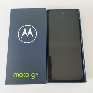 モトローラ(Motorola)の【美品】moto g13 マットチャコール SIMフリー(スマートフォン本体)