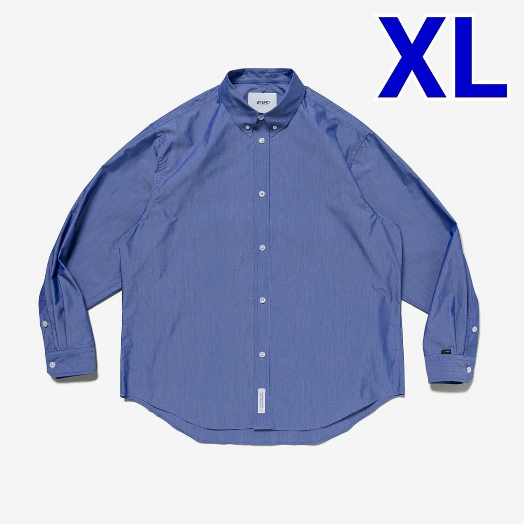 WTAPS BD 01 LS BLUE XL LSシャツ ダブルタップス 新作