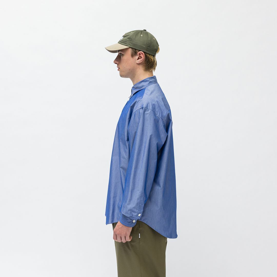 WTAPS BD 01 LS BLUE XL LSシャツ ダブルタップス 新作 7