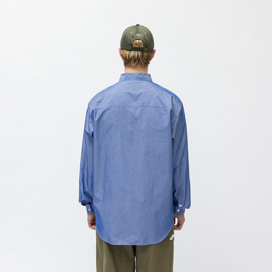 WTAPS BD 01 LS BLUE XL LSシャツ ダブルタップス 新作 8