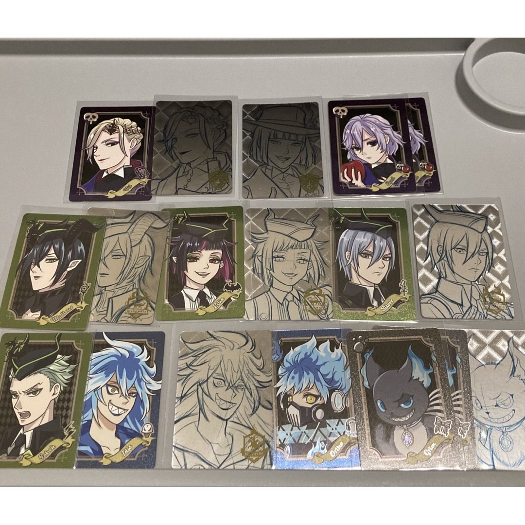 ツイステ グリッターカード NEW ART スケッチ 38枚セット