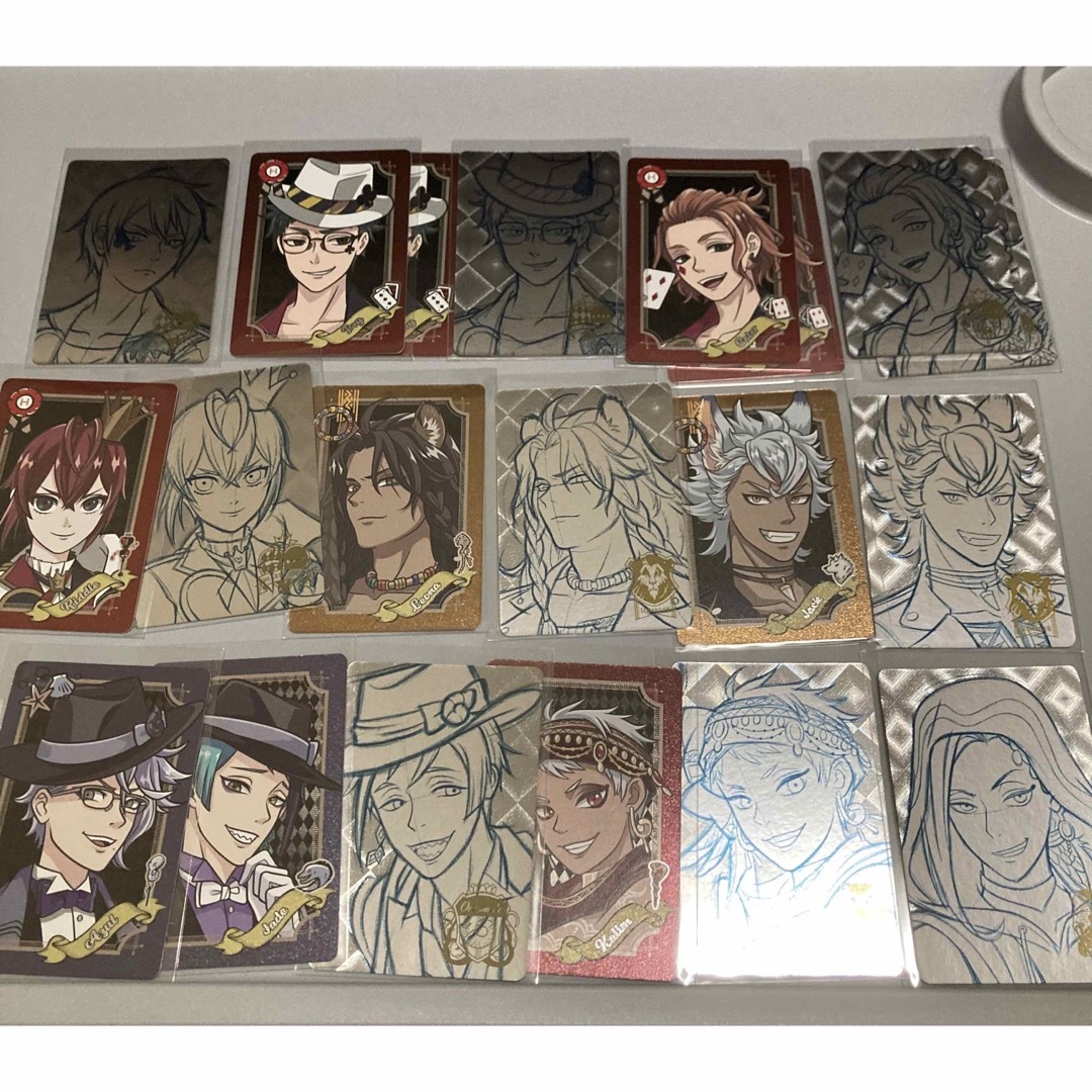 ツイステ グリッターカード NEW ART スケッチ 38枚セット | フリマアプリ ラクマ