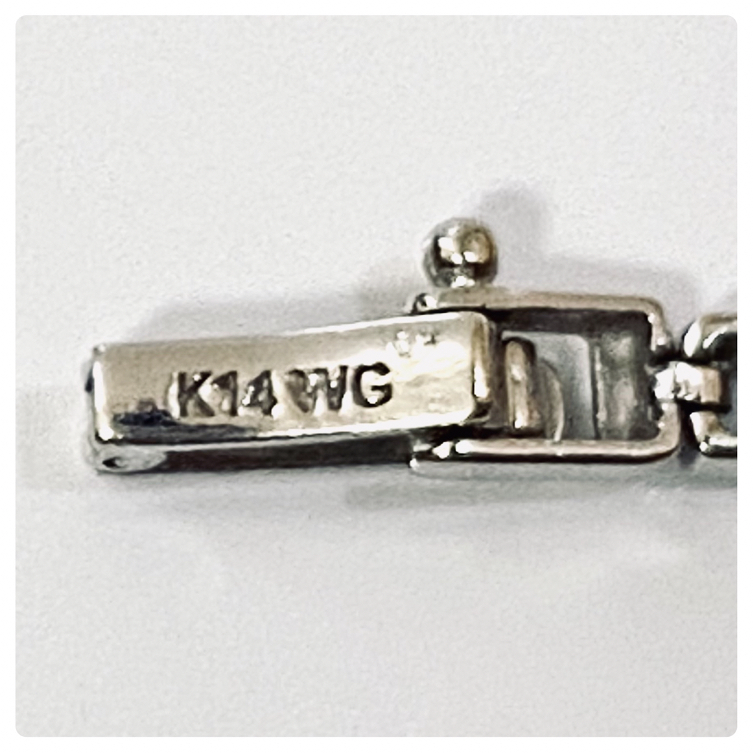 K14WG ダイヤモンド デザイン ブレスレットの通販 by Ayuna's shop|ラクマ