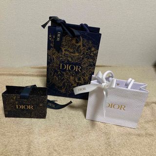 ディオール(Dior)のDiorショップ紙袋リボン付き3点セット(ショップ袋)