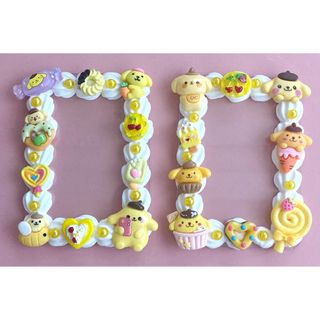 ポムポムプリン(ポムポムプリン)のトレカケース　2枚セット　ポムポムプリン(アイドルグッズ)