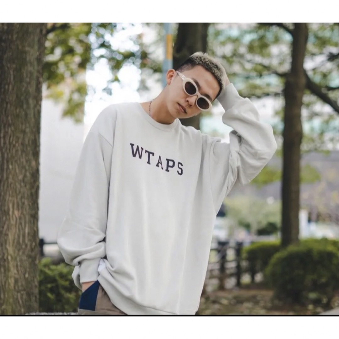 21SS ACADEMY SWEATER LIGHT GRAY XL WTAPS-