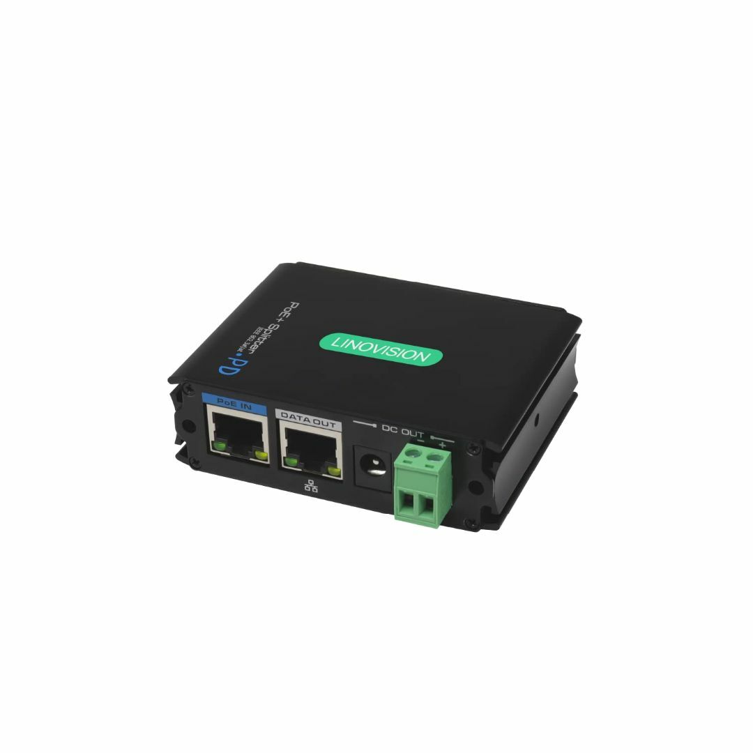 LINOVISION産業用ギガビットPoE+スプリッター、 DC12V or D | フリマアプリ ラクマ