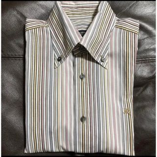 バーバリーブラックレーベル(BURBERRY BLACK LABEL)のバーバリー ブラックレーベル ストライプ シャツ 2（M）(シャツ)