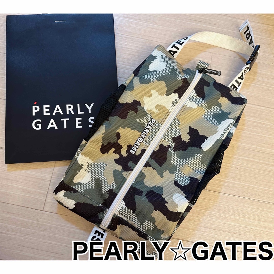 ★PEARLY GATES★パーリーゲイツ★ゴルフシューズケース★迷彩カモフラ