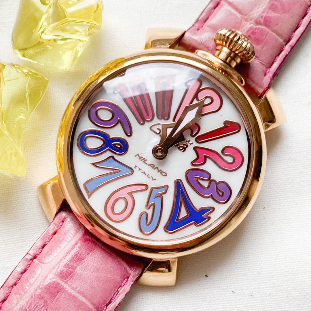 GaGa MILANO - 【稼働品】ガガミラノ□マヌアーレ レディースウォッチ GaGa MILANO - 【稼働品】ガガミラノ□マヌアーレ レディースウォッチ