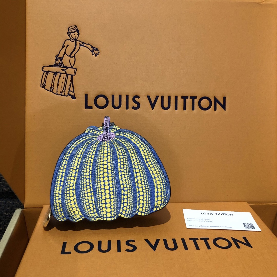 LV×YK パンプキン・コインパース　コインケース　草間彌生　ルイヴィトン