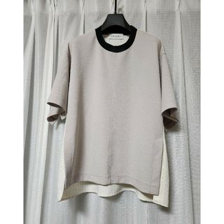 ステュディオス(STUDIOUS)の【美品】クルニ　22SS　コンビネーションプルオーバー　半袖　1(Tシャツ/カットソー(半袖/袖なし))