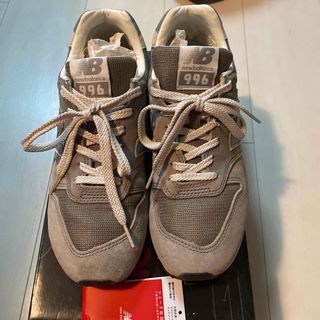 ニューバランス(New Balance)のニューバランス 996 グレー 25cm(スニーカー)