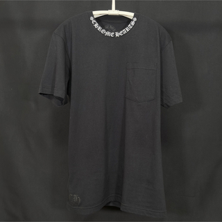 クロムハーツ(Chrome Hearts)のクロムハーツ ホースシュープリント ネックレター ポケット Tシャツ サイズL(Tシャツ/カットソー(半袖/袖なし))