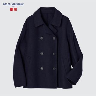 ユニクロ(UNIQLO)のUNIQLO ピーコート ネイビー　新品未使用(ピーコート)