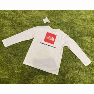 ザノースフェイス(THE NORTH FACE)のあさ様専用　THE NORTH FACE ロゴキッズロンT  新品(Tシャツ/カットソー)