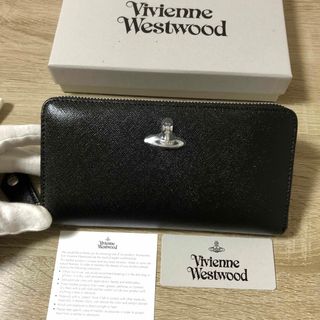 ヴィヴィアンウエストウッド(Vivienne Westwood)の★新品未使用★ヴィヴィアンウエストウッド　長財布　ディアマンテ　ブラック(財布)