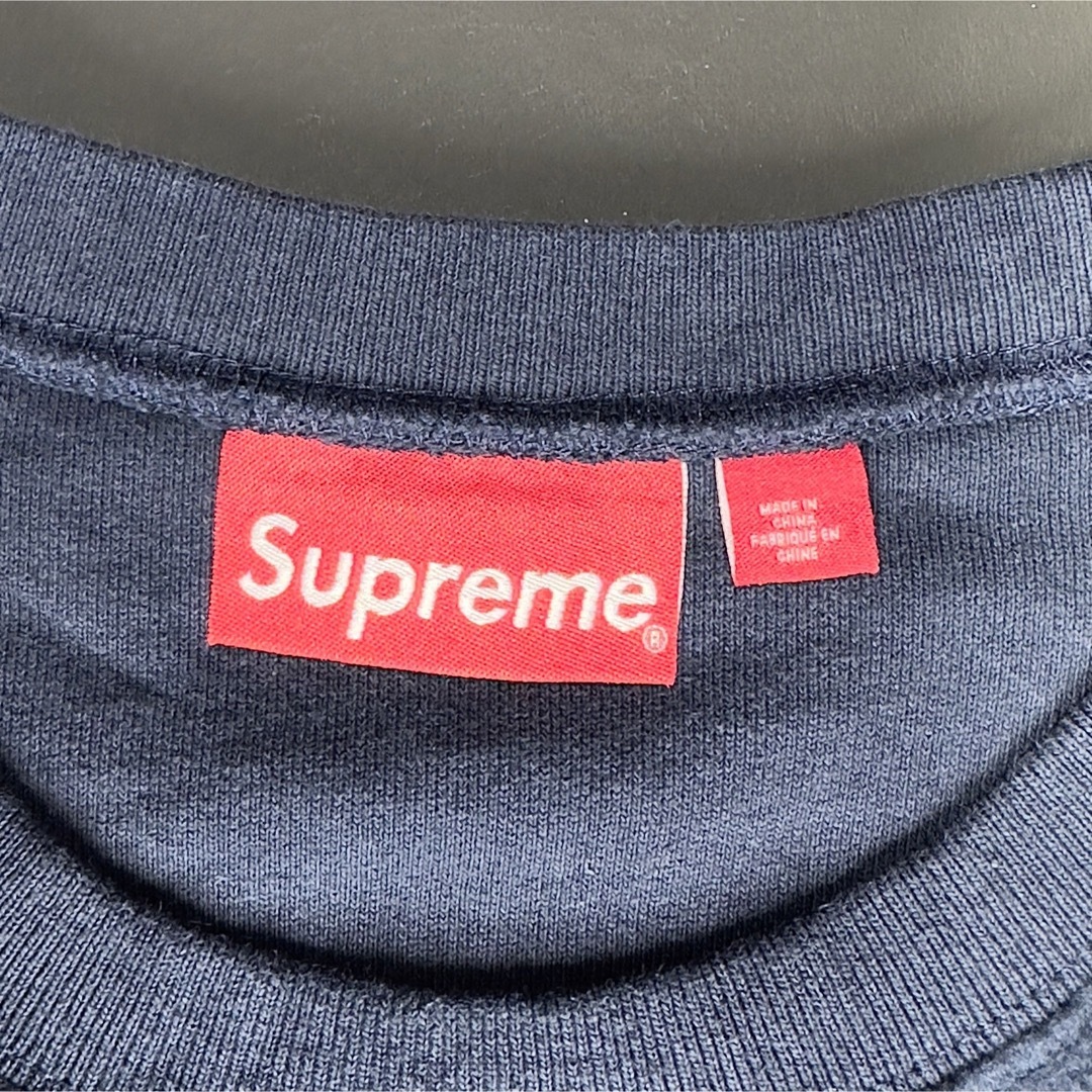 supreme box logo クルーネック バーガンディXL