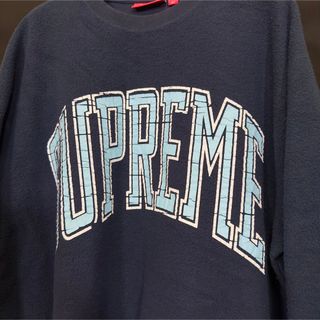 Supreme シュプリーム SS23 ロゴ スウェット クルーネック L