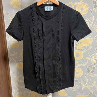 プラダ(PRADA)のPRADA♡プラダ　フリルデザインTシャツ　miumiu DIOR celine(Tシャツ(半袖/袖なし))