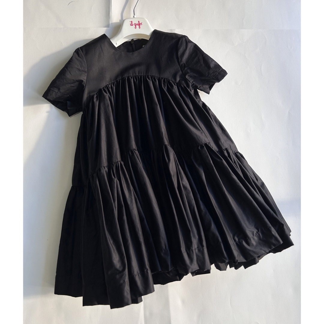 【超美品・6Y】キャロラインボズマンズ/ブラックワンピース キッズ/ベビー/マタニティのキッズ服女の子用(90cm~)(ワンピース)の商品写真