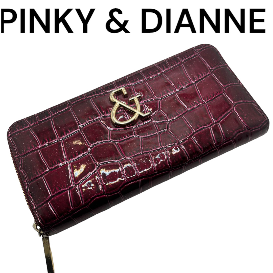 ★ピンク ピンキー\u0026ダイアン Pinky\u0026Dianne クロコ 折り 財布 新品