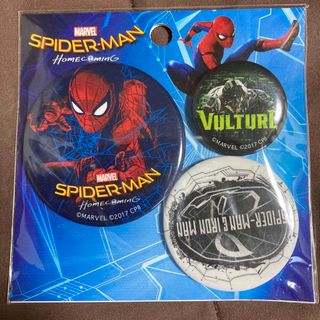 マーベル(MARVEL)のスパイダーマン　Homecoming 映画グッズ 缶バッジセット　新品未使用品(バッジ/ピンバッジ)