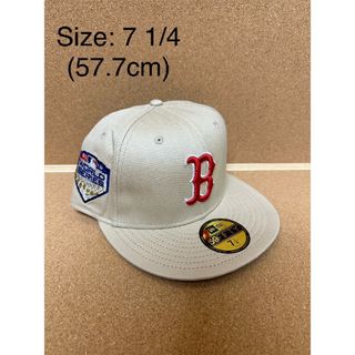 Size: 7 1/4 ボストンレッドソックス 59fifty カーキーカラー