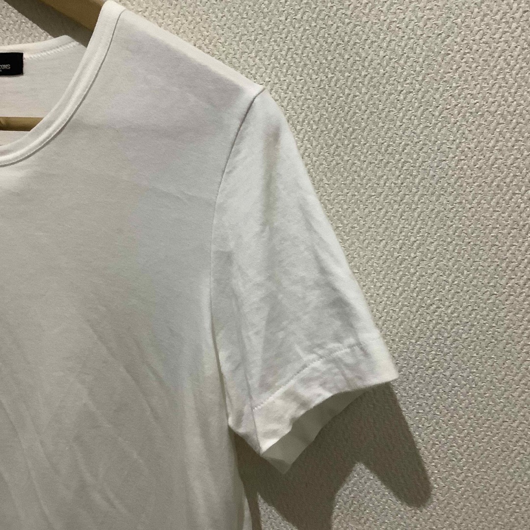 トリコ　コムデギャルソン　白透かしロゴTシャツ　サイズ表記なし　ホワイト　半袖