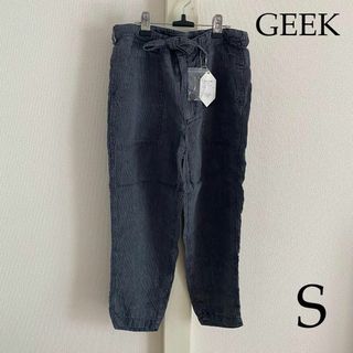 GEEK（ギーク） 　リネンストライプベイカーイージーパンツ