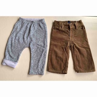 ベビーギャップ(babyGAP)のGap パンツ　2枚セット　6-12months(パンツ)