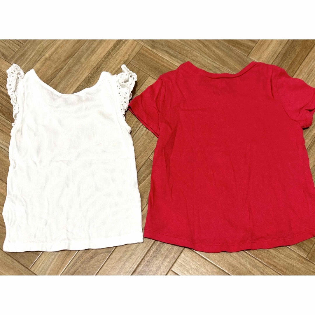 babyGAP(ベビーギャップ)のbabyGAP 2着セット18-24m 女の子 キッズ/ベビー/マタニティのキッズ服女の子用(90cm~)(Tシャツ/カットソー)の商品写真