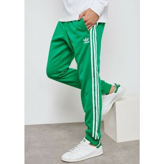 adidas  スエットパンツ　ＸＬ　グリーン　緑