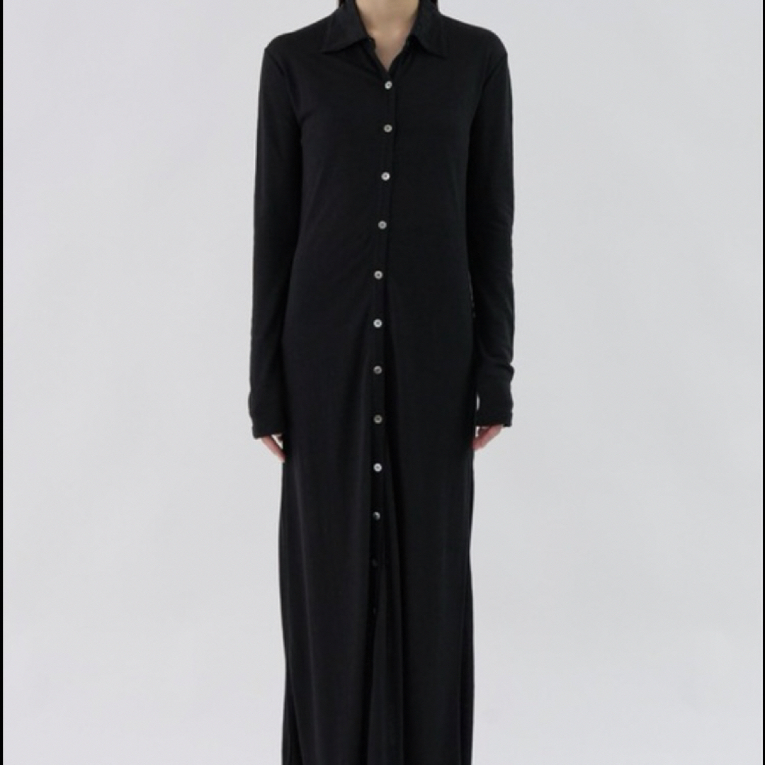 ENOF イナフ linen long cardigan size L ブラック - カーディガン
