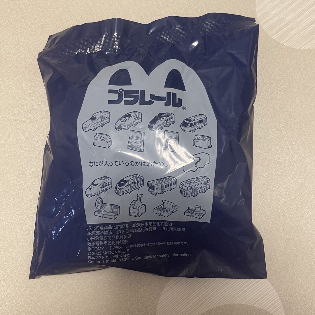 マクドナルド(マクドナルド)のハッピーセット　プラレール　はやぶさ キッズ/ベビー/マタニティのおもちゃ(電車のおもちゃ/車)の商品写真