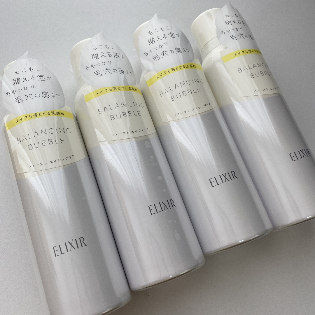 4本　エリクシール ルフレ バランシング バブル 165g コスメ/美容のスキンケア/基礎化粧品(洗顔料)の商品写真
