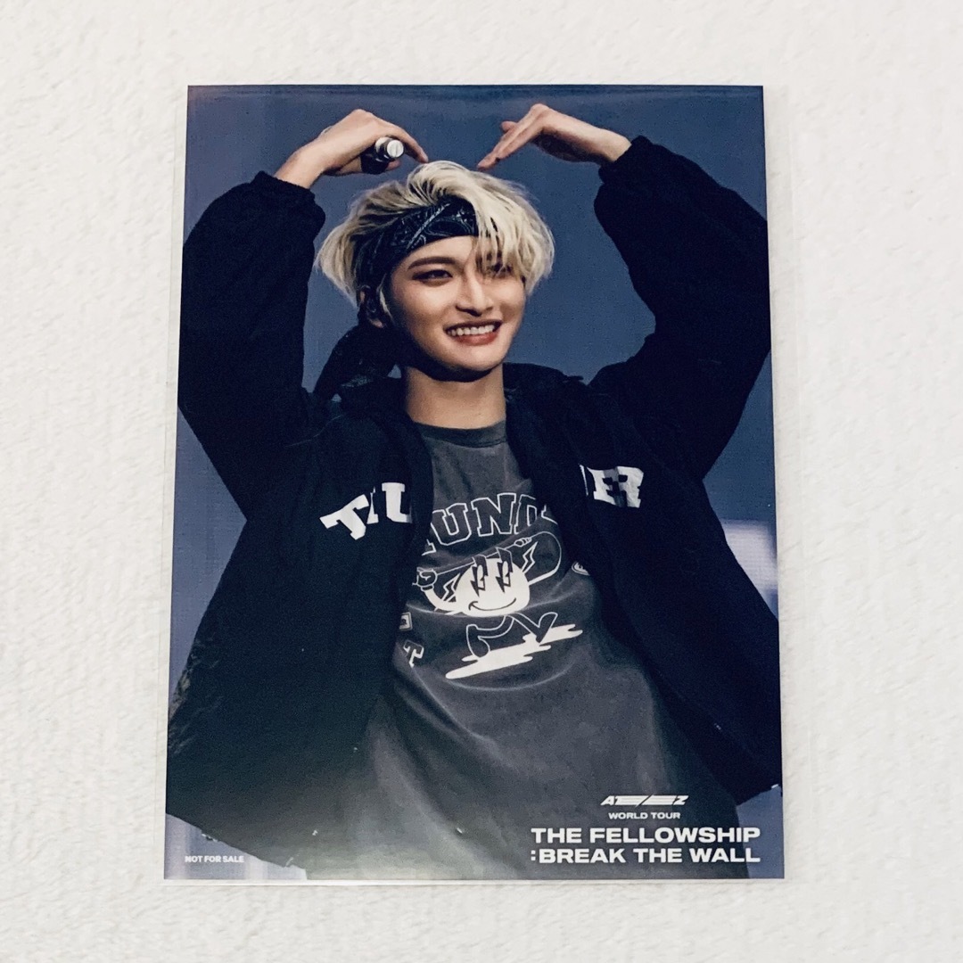 ATEEZ BREAK THE WALL タワレコ 特典 ブロマイド ソンファの通販 by じ