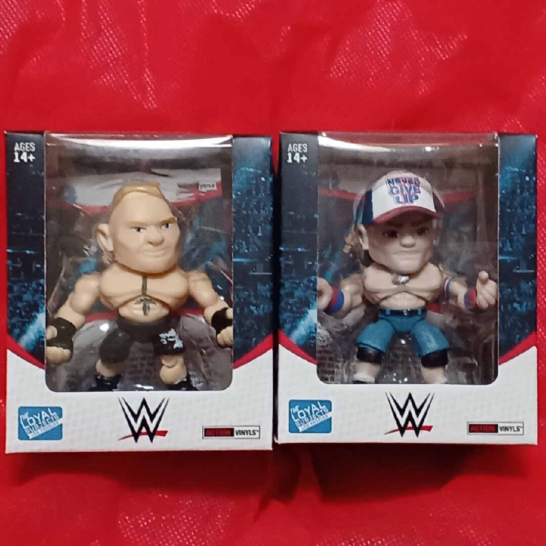 『直輸入❗』WWE オフィシャルフィギュア　ジョン・シナ&ブロック・レスナー エンタメ/ホビーのフィギュア(スポーツ)の商品写真