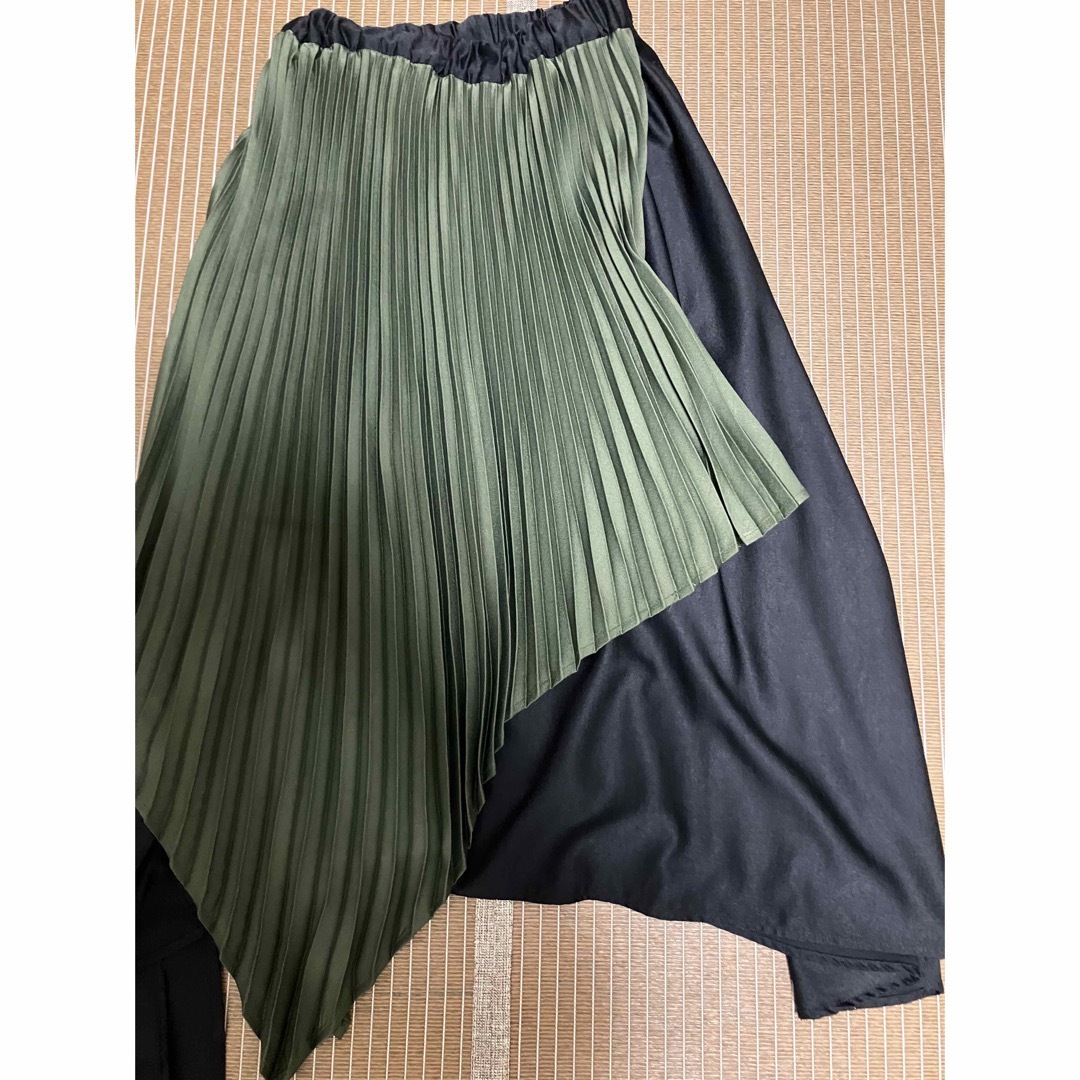 OSMOSIS(オズモーシス)のオズモーシス バイカラースカート レディースのスカート(ロングスカート)の商品写真
