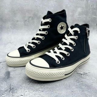 コンバース(CONVERSE)の【美品】コンバースALL STAR 100 黒 サイドジップ ゴアテックス(スニーカー)