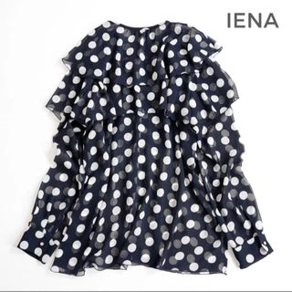 イエナ(IENA)の306*イエナ IENA ドット ヨーリューフリルブラウス(シャツ/ブラウス(長袖/七分))